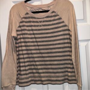 Striped Long Sleeve Top